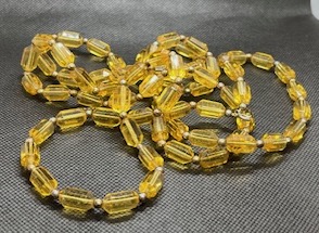 Citrine Glass Beads